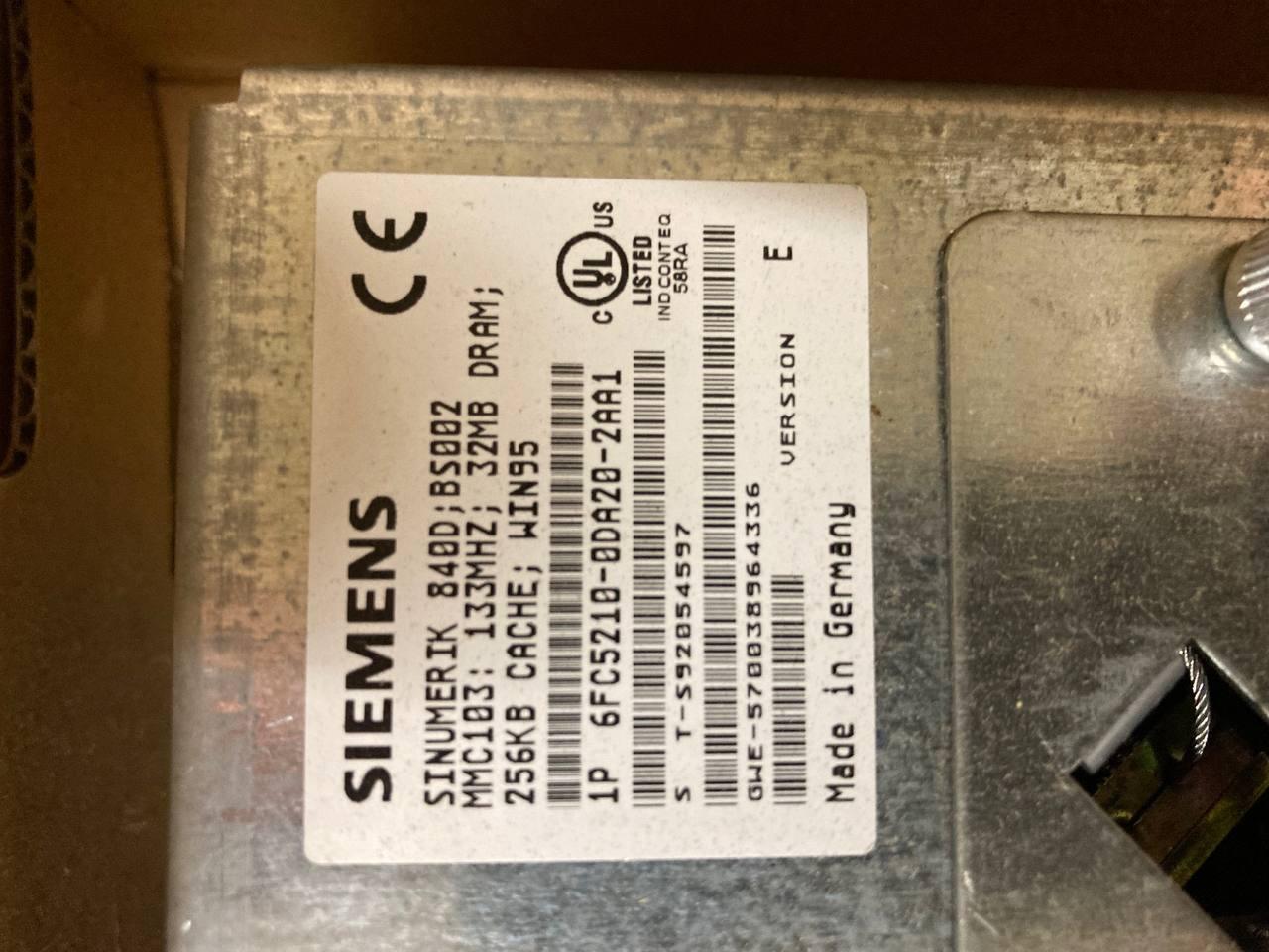 SIEMENS 6FC5210-0DA20-2AA1