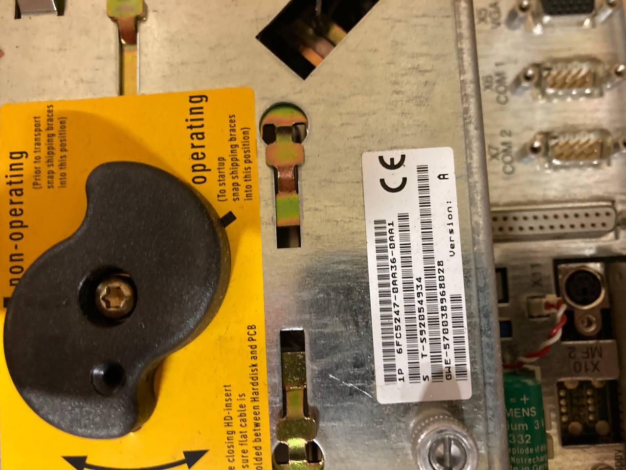 SIEMENS 6FC5210-0DA20-2AA1
