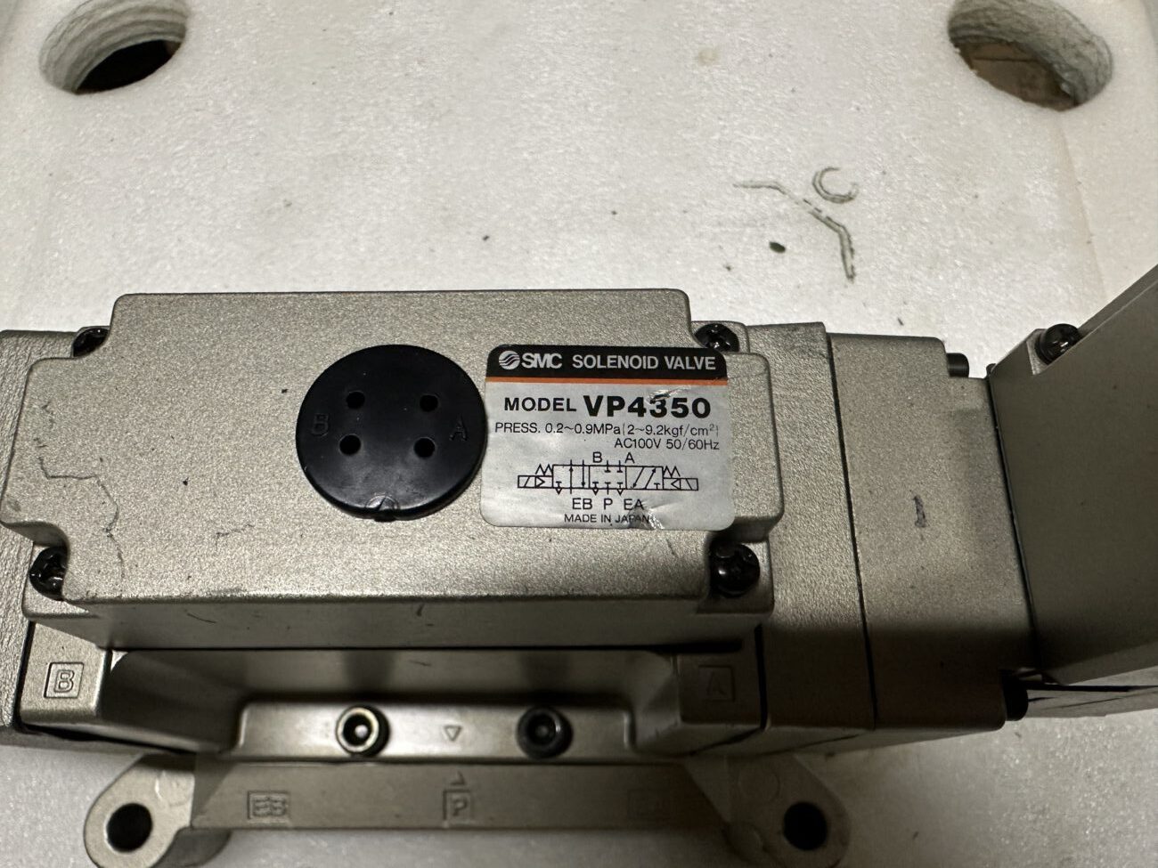 пневматический клапан соленоида SMC vp4350
